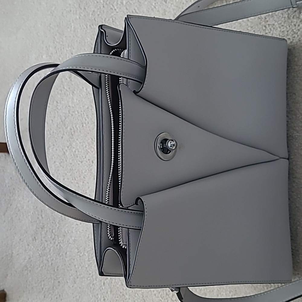 Bag, leather gray Bostanten